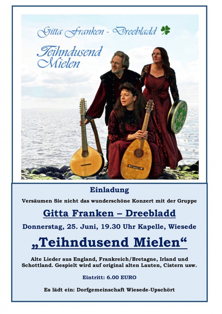 Dreebladd Plakat Teihndusend Mielen